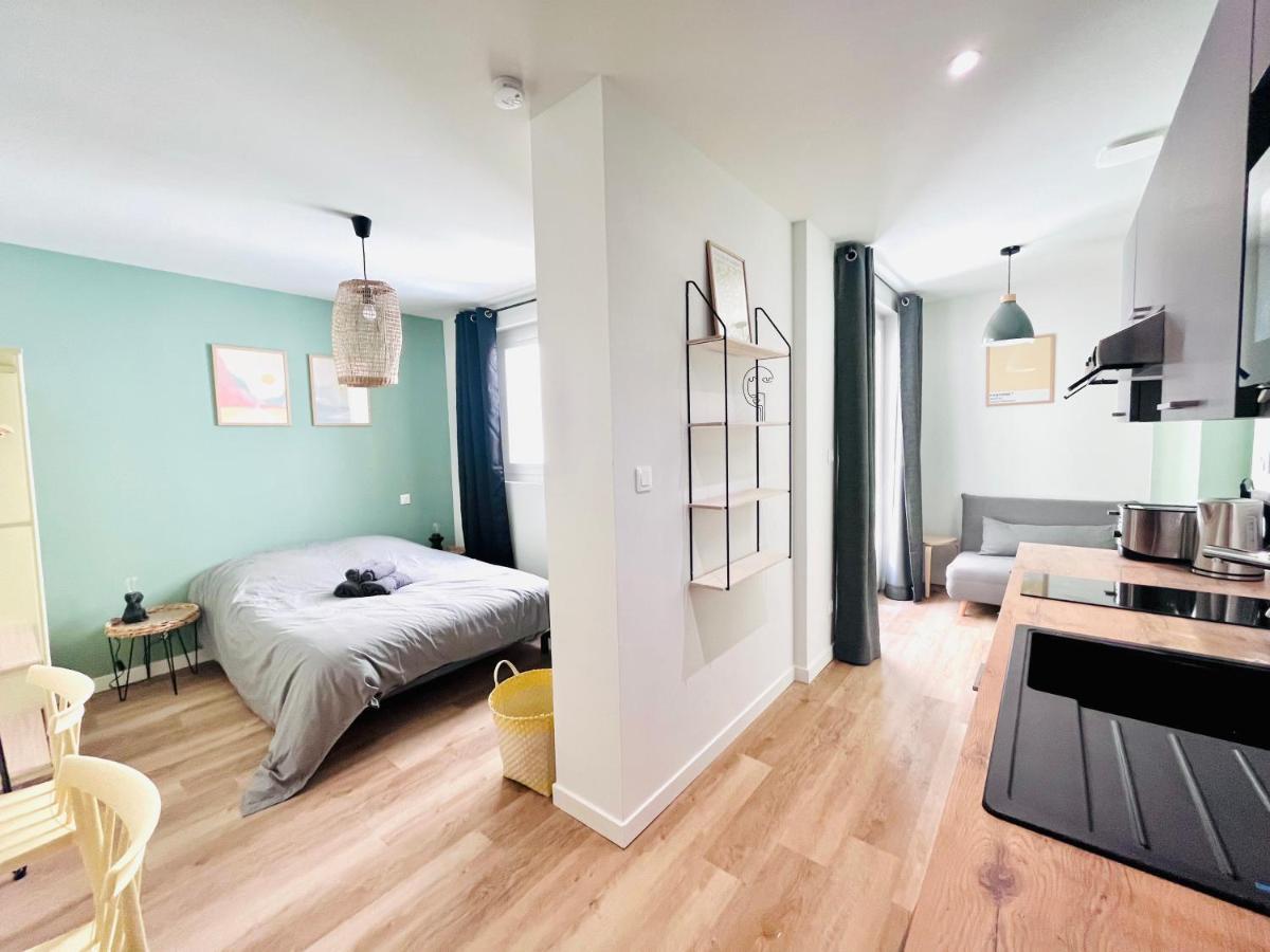 Apartament Le Quai 2 - Studio Neuf Calme Terrasse - Clim - Wifi - Gare A 200M Agen Zewnętrze zdjęcie